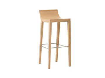 RDL BQ7296 - High wooden stool by Andreu World - view 2